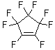 1,2,3,3,4,4,5,5-Octafluorocyclopentene molecular structure (CAS 559-40-0)