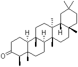 结构式 CAS# 559-74-0, 无羁萜