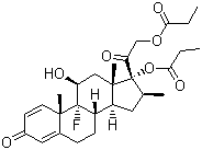 结构式 CAS# 5593-20-4, 倍他米松二丙酸酯