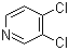 结构式 CAS# 55934-00-4, 3,4-二氯吡啶