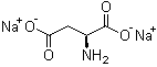结构式 CAS# 5598-53-8, L-天冬氨酸二钠盐