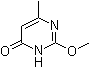 2-Methoxy-6-methyl-4(3H)-pyrimidinone molecular structure (CAS 55996-28-6)