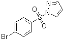 1-[(4-Bromophenyl)sulfonyl]-1H-pyrazole molecular structure (CAS 560105-21-7)