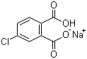 结构式 CAS# 56047-23-5, 4-氯邻苯二甲酸单钠盐
