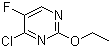 structure of CAS# 56076-20-1, 4-Chloro-2-ethoxy-5-fluoropyrimidine;2-Ethoxy-4-chloro-5-fluoropyrimidine
