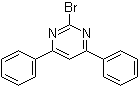 2-溴-4,6-二苯基嘧啶分子结构 (CAS 56181-49-8)