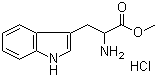 DL-Tryptophan methyl ester hydrochloride molecular structure (CAS 5619-09-0)