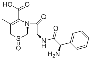 structure of CAS# 56193-21-6, Cephalexin Impurity J;Cephalexin Sulfoxide;(6R,7R)-7-[[(2R)-2-amino-2-phenylacetyl]amino]-3-methyl-5,8-dioxo-5?4-thia-1-azabicyclo[4.2.0]oct-2-ene-2-carboxylic acid