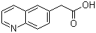 6-Quinolylacetic acid molecular structure (CAS 5622-34-4)