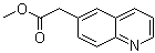 6-Quinolineacetic acid methyl ester molecular structure (CAS 5622-36-6)