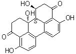 structure of CAS# 56258-32-3, Altertoxin I;(1S,12aR,12bS)-1,2,11,12,12a,12b-Hexahydro-1,4,9,12a-tetrahydroxy-3,10-perylenedione; Dihydroalterperylenol