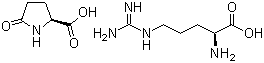 L-Arginine-L-pyroglutamate molecular structure (CAS 56265-06-6)
