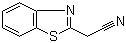 structure of CAS# 56278-50-3, Benzothiazole-2-acetonitrile;2-(1,3-Benzothiazol-2-yl)acetonitrile; 2-Cyanomethyl-1,3-benzothiazole