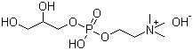 甘油磷酰胆碱分子结构 (CAS 563-23-5)