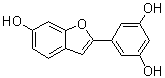 结构式 CAS# 56317-21-6, 2-(3,5-二羟基苯基)-6-羟基苯并呋喃