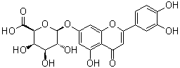 Luteolin 7-O-galacturonide molecular structure (CAS 56324-53-9)