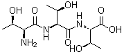 structure of CAS# 56395-09-6, L-Threonyl-L-threonyl-L-threonine;Trithreonine