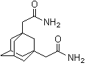 结构式 CAS# 56432-73-6, 金刚烷-1,3-二乙酰胺