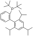 结构式 CAS# 564483-19-8, 2-二叔丁基膦基-2',4',6'-三异丙基联苯