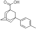结构式 CAS# 56531-69-2, 3-(4-甲基苯基)金刚烷-1-甲酸