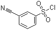 3-Cyanobenzene-1-sulfonyl chloride molecular structure (CAS 56542-67-7)