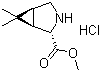 Methyl (1R,2S,5S)-6,6-dimethyl-3-azabicyclo[3.1.0]hexane-2-carboxylate hydrochloride molecular structure (CAS 565456-77-1)