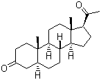 氢化黄体酮分子结构 (CAS 566-65-4)