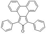 1,3-二苯基-2H-环戊二烯并(l)菲-2-酮分子结构 (CAS 5660-91-3)