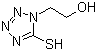1-羟乙基-5-巯基-1H-四氮唑分子结构 (CAS 56610-81-2)