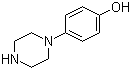 4-(1-哌嗪基)苯酚分子结构 (CAS 56621-48-8)