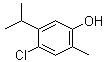 结构式 CAS# 5665-94-1, 4-氯-5-异丙基-2-甲基苯酚