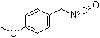 structure of CAS# 56651-60-6, 4-Methoxybenzyl isocyanate