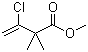 2,2-二甲基-3-氯-3-丁烯酸甲酯分子结构 (CAS 56663-74-2)