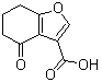 4,5,6,7-Tetrahydro-4-oxo-3-benzofurancarboxylic acid molecular structure (CAS 56671-28-4)