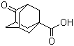 结构式 CAS# 56674-87-4, 2-金刚烷酮-5-甲酸