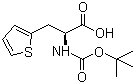 structure of CAS# 56675-37-7, Boc-3-(2-thienyl)-L-alanine;N-tert-Butoxycarbonyl-3-(2-thienyl)-L-alanine