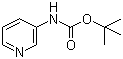 结构式 CAS# 56700-70-0, N-叔丁氧羰基-3-氨基吡啶