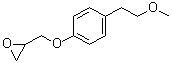 structure of CAS# 56718-70-8, [[4-(2-Methoxyethyl)phenoxy]methyl]oxirane;MEEPB