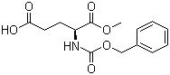 结构式 CAS# 5672-83-3, N-苄氧羰基-L-谷氨酸 1-甲酯