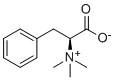 Phenylalanine betaine molecular structure (CAS 56755-22-7)