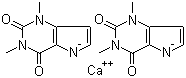 3,7-Dihydro-1,3-dimethyl-1H-purine-2,6-dione calcium salt molecular structure (CAS 56770-95-7)