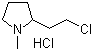 2-(2-Chloroethyl)-N-methyl-pyrrolidine hydrochloride molecular structure (CAS 56824-22-7)