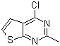 4-Chloro-2-methylthieno[2,3-d]pyrimidine molecular structure (CAS 56843-79-9)