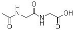 N-乙酰基甘氨酰甘氨酸分子结构 (CAS 5687-48-9)