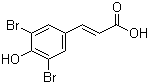 (2E)-3-(3,5-Dibromo-4-hydroxyphenyl)-2-propenoic acid molecular structure (CAS 56926-78-4)