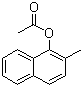 2-甲基萘酚-1-乙酸酯分子结构 (CAS 5697-02-9)