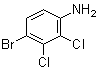 4-Bromo-2,3-dichlorobenzenamine molecular structure (CAS 56978-48-4)
