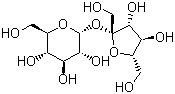 structure of CAS# 57-50-1, D(+)-Sucrose;alpha-D-Glucopyranosyl beta-D-fructofuranoside; beta-D-Fructofuranose-(2-1)-alpha-D-glucopyranoside; Sucrose; Saccharose