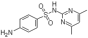 磺胺二甲嘧啶分子结构 (CAS 57-68-1)