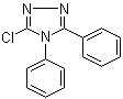 3-Chloro-4,5-diphenyl-4H-1,2,4-triazole molecular structure (CAS 57022-97-6)